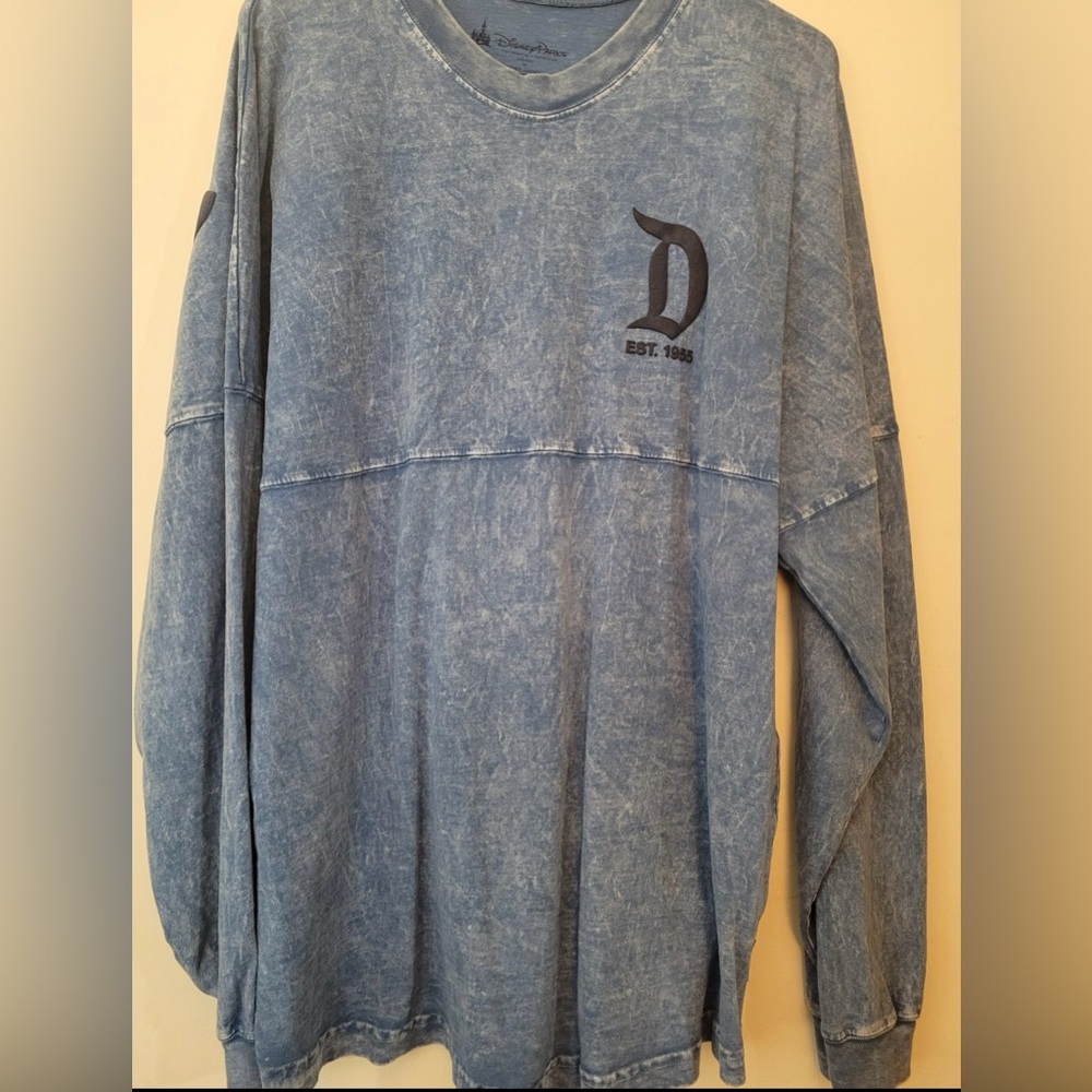 Blue Long Sleeve Shirt with Disneyland Logo